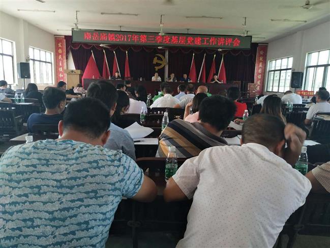 第三季度党建工作讲评1